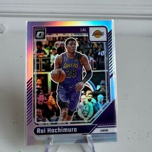 2024 2025 Panini Donruss Optic Prizm Rui Hachimura. Mint condition